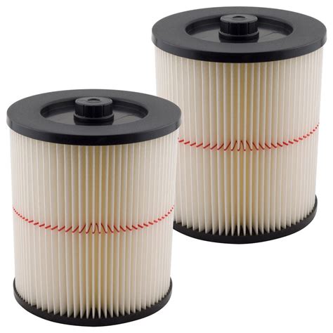 Cleaning the filter usually is a matter of tapping the top of the vacuum power head. . Craftsman wet dry vac filter replacement